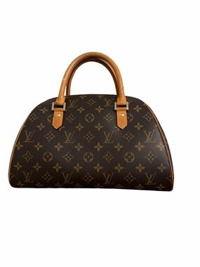 Louis Vuitton Brown Monogram Alma Handbag With Dual Top Handle